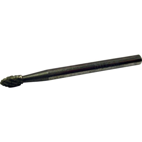 スーパー　超硬バーシャンク径３ミリ（卵型）ダブルカット（刃径：３．０）＿