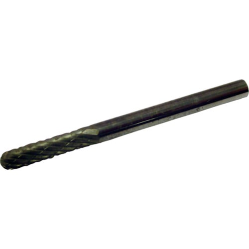 スーパー　超硬バーシャンク径３ミリ（先丸円筒型）ダブルカット（刃径：３．０）＿