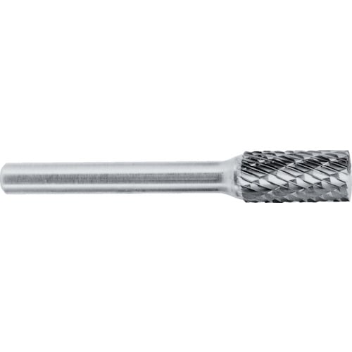 スーパー　超硬バーシャンク径６ミリ（円筒型）シングルカット（刃径：３．０）＿