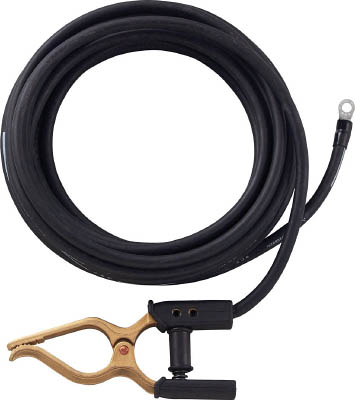 ＴＲＵＳＣＯ　キャブタイヤケーブル　アースクリップ丸端子付　１０ｍ＿