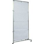 吉野　火花用衝立アルミパイプ　１×２　接続キャスター＿