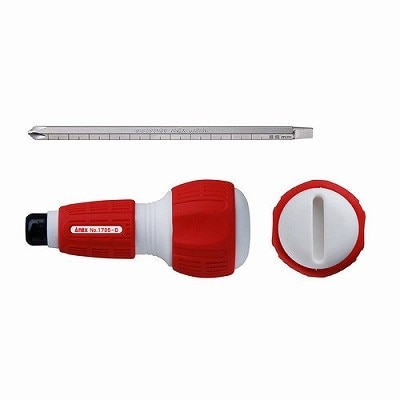 ＡＮＥＸ（アネックス）　ネジピタ目盛りドライバー　１７９５Ｄ