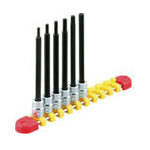 ＫＴＣ　６．３ｓｑ．ロングヘキサゴンビットソケットセット［６コ組］＿