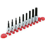 ＫＴＣ　９．５ｓｑ．ヘキサゴンビットソケットセット［９コ組］＿