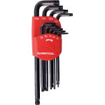 スーパー　ロングボールポイントヘックスローブレンチ（９本組）Ｔ８～Ｔ５０＿