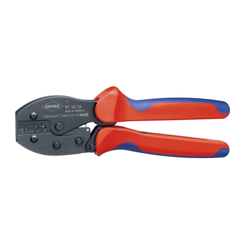 ＫＮＩＰＥＸ（クニペックス）　圧着プライヤー　２２０ｍｍ　コンフォートハンドル　９７５２－３８