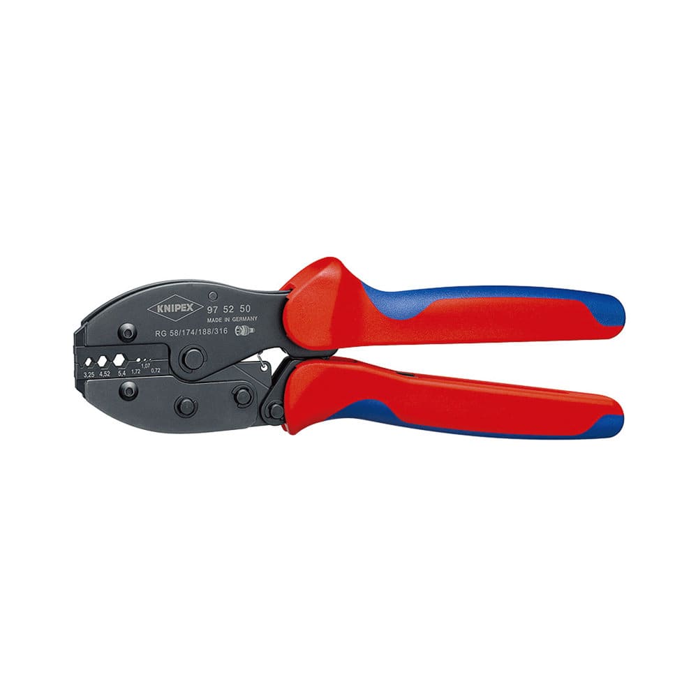 ＫＮＩＰＥＸ（クニペックス）　圧着プライヤー　２２０ｍｍ　コンフォートハンドル　９７５２－５０