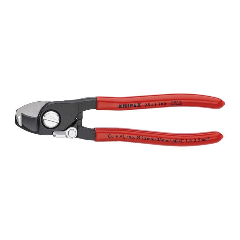 ＫＮＩＰＥＸ（クニペックス）　ケーブルカッター（バネ・ストリップ付）　１６５ｍｍ　９５４１－１６５