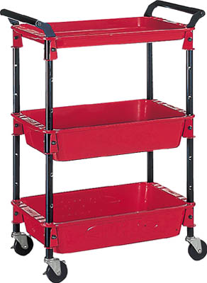ＴＲＵＳＣＯ　ツールワゴンロイヤル　６５４Ｘ３６１Ｘ８８７　深２浅１　赤＿