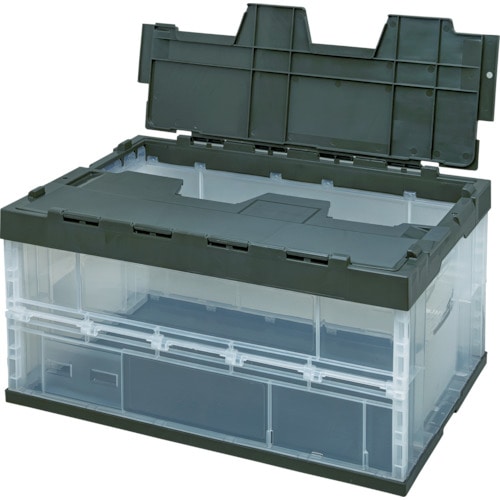 積水　フタ一体型オリコン　ＯＣ－７５Ｌ　透明ＯＤ＿