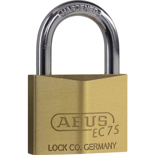 ＡＢＵＳ　真鍮南京錠　ＥＣ７５－５０　ディンプルシリンダー　バラ番＿