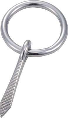 ＴＲＵＳＣＯ　打ち込み丸カン　ステンレス製　６ｍｍ　１個入＿