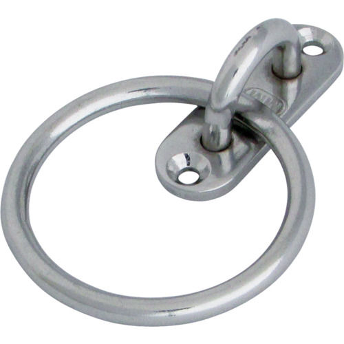 水本　ステンレス　パッドアイ丸カン　丸カン内径３０ｍｍ　１２ｍｍ×３６ｍｍ＿