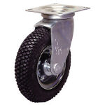 シシク　空気入車輪付キャスター　自在　２２０ｍｍ＿