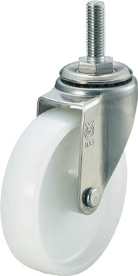 ＴＲＵＳＣＯ　ねじ込み式キャスター　ステンレス金具　自在　１００＿