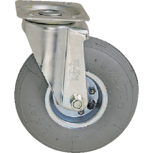 ＴＲＵＳＣＯ　エコ運搬車用　空気タイヤ　自在キャスター１８０　ゴム車＿