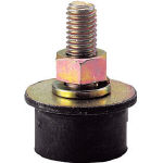 ＴＲＵＳＣＯ　丸型防振ゴム　片ボルトタイプ　最大荷重１５５Ｎ＿