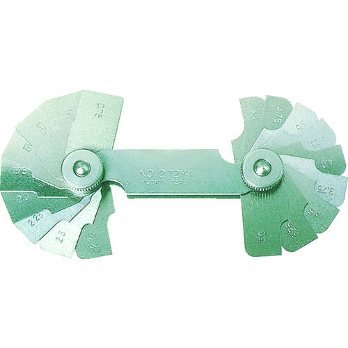 ＴＲＵＳＣＯ　ラジアスゲージ　測定範囲０．１０～１．０　１０枚組＿