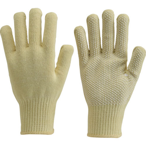 ＴＲＵＳＣＯ　アラミド手袋　１０ゲージ　すべり止めタイプ　耐切創レベル４　　フリー＿