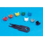 パンドウイット　モジュラージャックガード　黄　（１０個入）＿