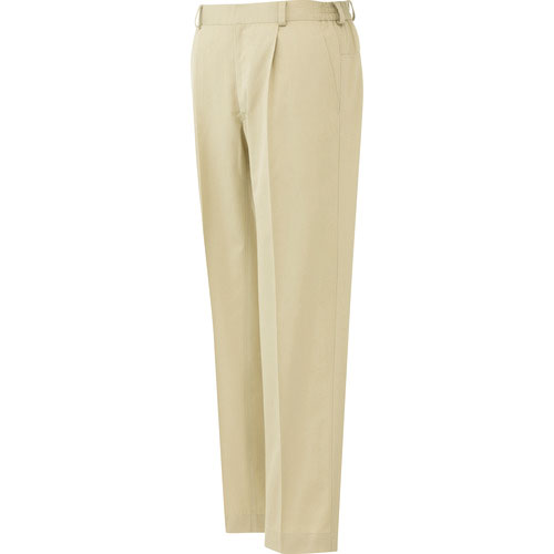 ミドリ安全　男女共用　裾上調整機能付イージーフレックスパンツ　カーキ　Ｌ＿