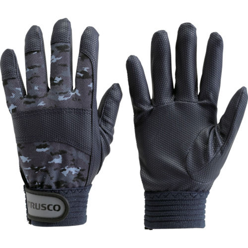 ＴＲＵＳＣＯ　ＰＵ迷彩手袋　ブルー　Ｌ＿