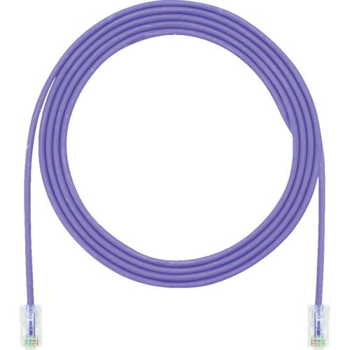 パンドウイット　カテゴリ５Ｅ細径パッチコード　１ｍ　紫＿