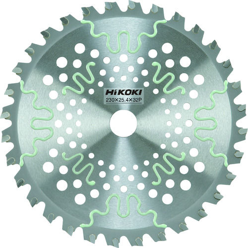 ＨｉＫＯＫＩ（ハイコーキ）　刈払機用チップソー　２３０Ｘ２．２Ｘ２５．４ｍｍ　３２山