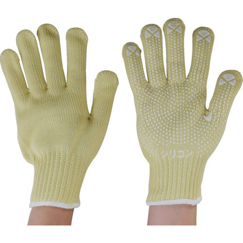 丸和ケミカル　アラミドシリコンすべり止め付き手袋Ｌサイズ＿