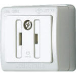 明工　角形コンセント（送り端子なし）＿