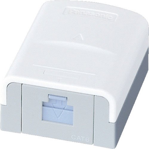 Ｐａｎａｓｏｎｉｃ　ぐっとすシリーズ情報モジュラジャック　ＣＡＴ６　露出１コ口＿