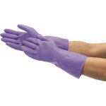 ショーワ　まとめ買い簡易包装ビニール厚手Ｌサイズ　バイオレット１Ｐｋ（袋）１０双＿