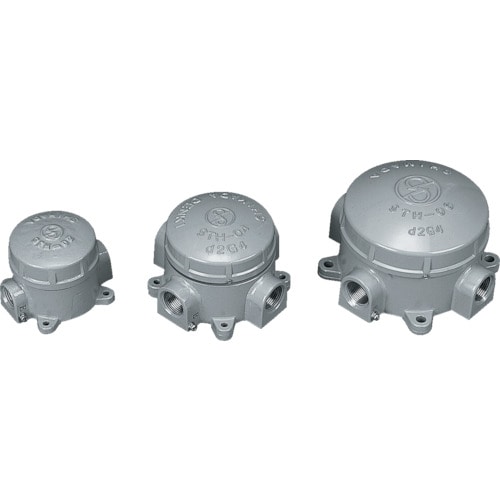 島田　アルミニウム合金鋳物　耐圧防爆構造ターミナルボックス（三方向）＿