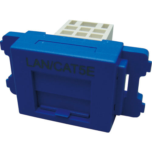 パンドウイット　カテゴリ５ＥＪＩＳプレート用ジャックキット　青＿