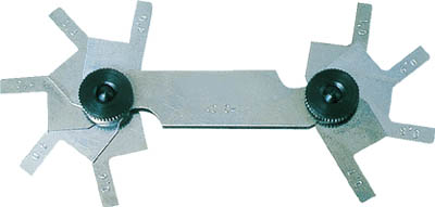 ＴＲＵＳＣＯ　Ｃ面測定ゲージ　測定範囲０．５～５．０ｍｍ　１０枚組＿