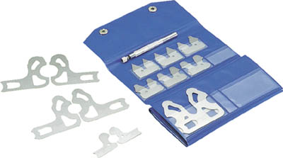 ＴＲＵＳＣＯ　ラジアスゲージ　Ｌ型　測定範囲７．５～１３．０　１２枚組＿