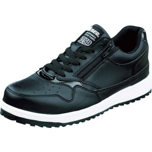 ジーベック　ＺＩＰアップ耐滑セフティシューズ　８５１１８　ブラック　２５．０ＣＭ＿