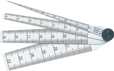 ＴＲＵＳＣＯ　テーパーゲージセット　測定範囲１．０～２９．０＿