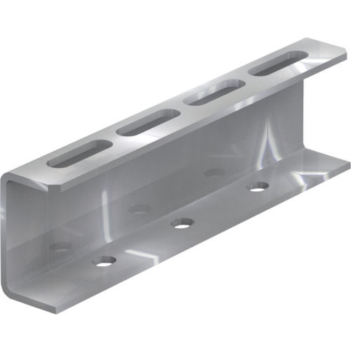 ＴＲＵＳＣＯ　配管支持用チャンネルブラケット　７５型　ステンレス　Ｌ２７０＿