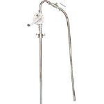 アクアシステム　溶剤・薬品用手廻しドラムポンプ　（オールステンレス）＿