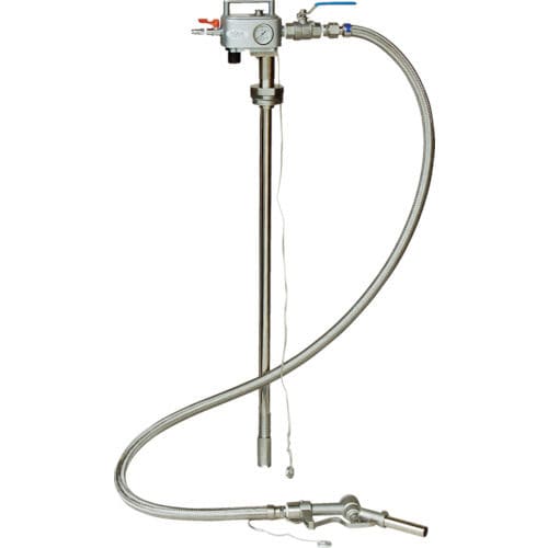 アクアシステム　吐出専用　エア式ステンレス製ドラムポンプ　（加圧式）＿