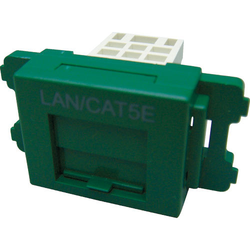 パンドウイット　カテゴリ５ＥＪＩＳプレート用ジャックキット　緑＿