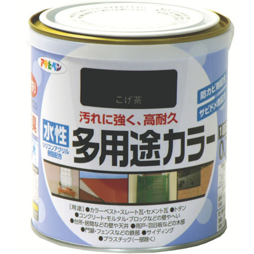 アサヒペン　水性多用途カラー　０．７Ｌ　こげ茶＿