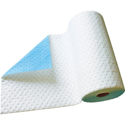 ＴＲＵＳＣＯ　フィルム裏地付き油吸収シート　油専用　ロールタイプ　幅６００ｍｍ＿