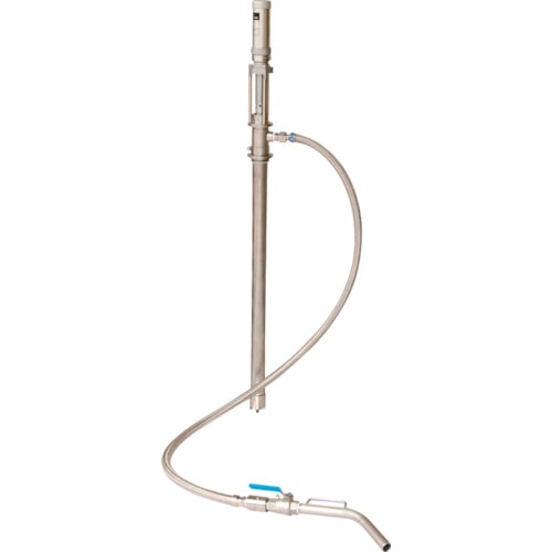 アクアシステム　高粘度用エアピストン式ドラムポンプ　溶剤　薬品＿