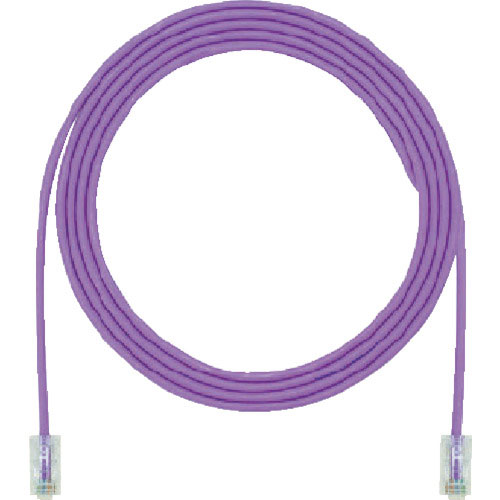 パンドウイット　カテゴリ６細径パッチコード　１０ｍ　紫＿