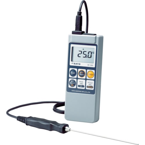 佐藤　デジタル温度計（アラーム付）＿