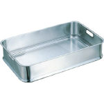 スギコ　１８－８給食バット　手穴付　６１０×３８５×１３０＿