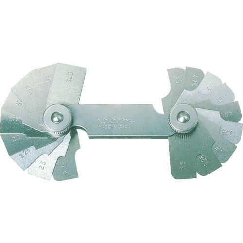 ＴＲＵＳＣＯ　ラジアスゲージ　測定範囲２３．００～３０．０　８枚組＿