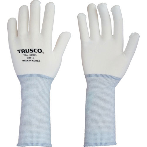 ＴＲＵＳＣＯ　ナイロンインナー手袋ロング（１０双入）　Ｍ＿